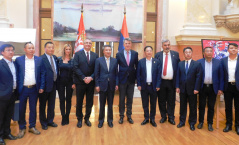 15 October 2018 The Chairman of the Foreign Affairs Committee and Head of the PFG with China with the delegation of the Chinese city of Nantong